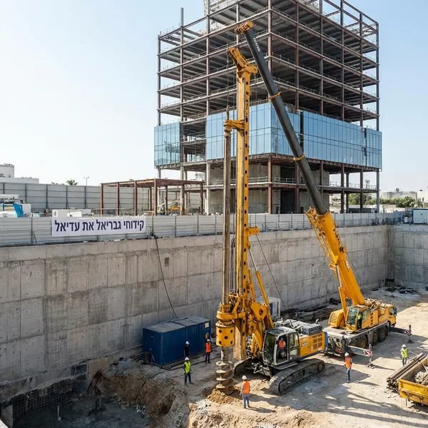 קידוחים למבנים מסחריים - פרויקט גדול