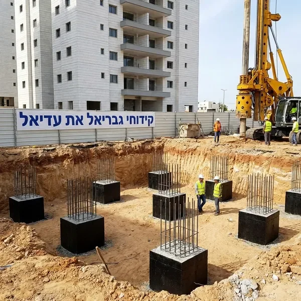 קידוחי כלונסאות למבני מגורים - פרויקט מושלם