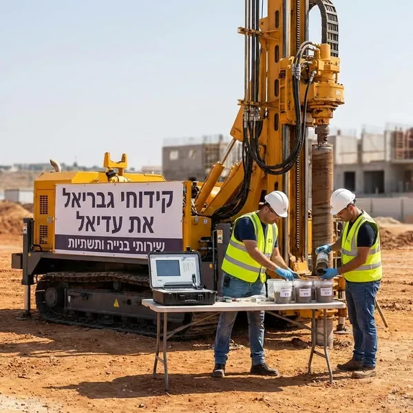 חברת קידוחים לבדיקות קרקע - ציוד מקצועי